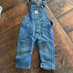 Carhartt Denim Blue Kids Overalls